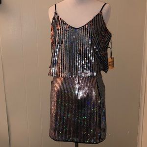 Sequin colorful 2pc
